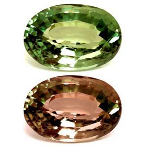 Aleksandryt 2,24 ct, zielony, szlif owalny