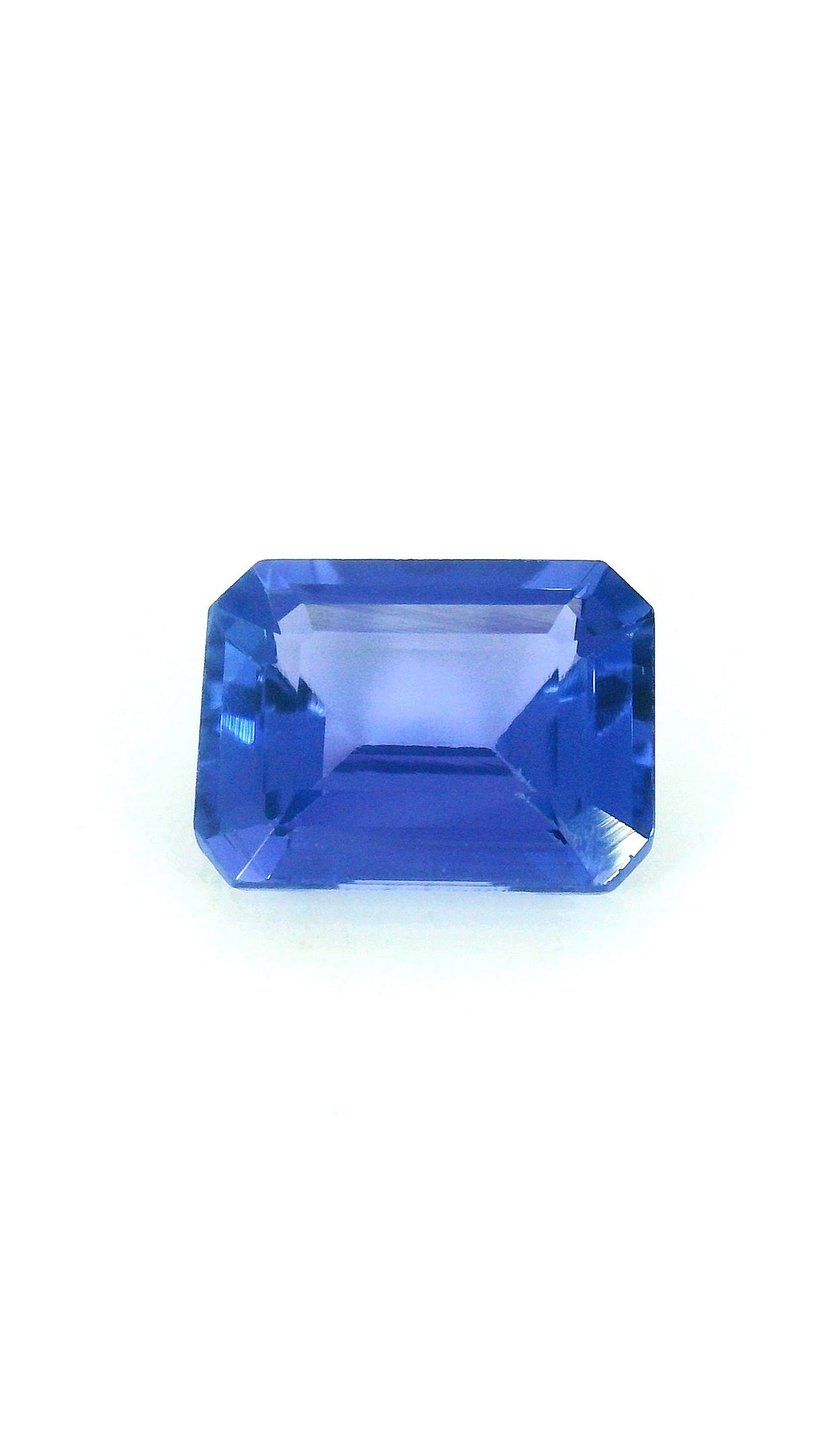 Tanzanit 1,71 ct, fioletowy, szlif ośmiokątny