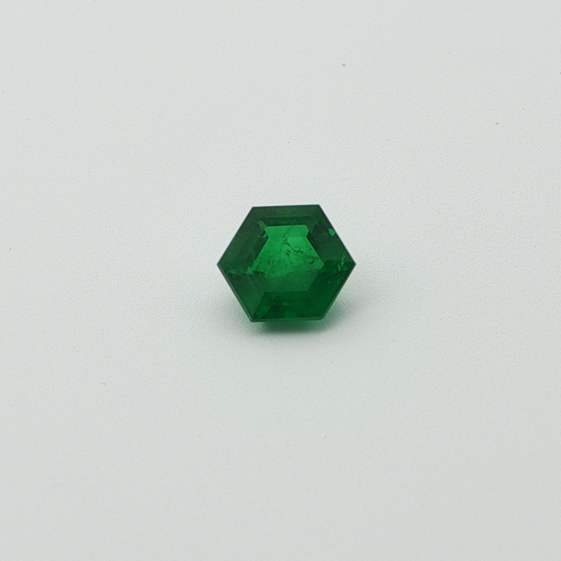0.72 ct Hexagonal emerald