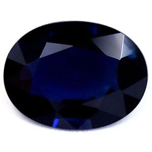 Szafir 1,51 ct, niebieski, szlif owalny