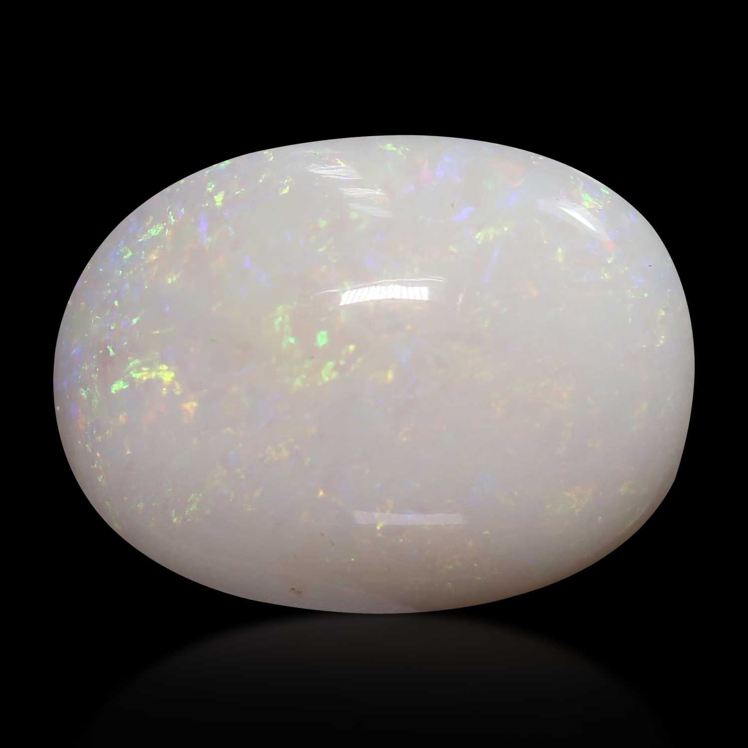 OPAL CABOCHON 10.14ct WHITE MI AUSTRALIA NONE