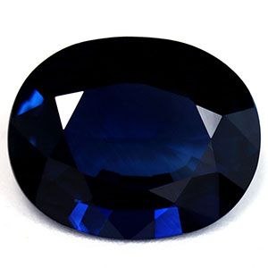 Szafir 3,71 ct, niebieski, szlif owalny