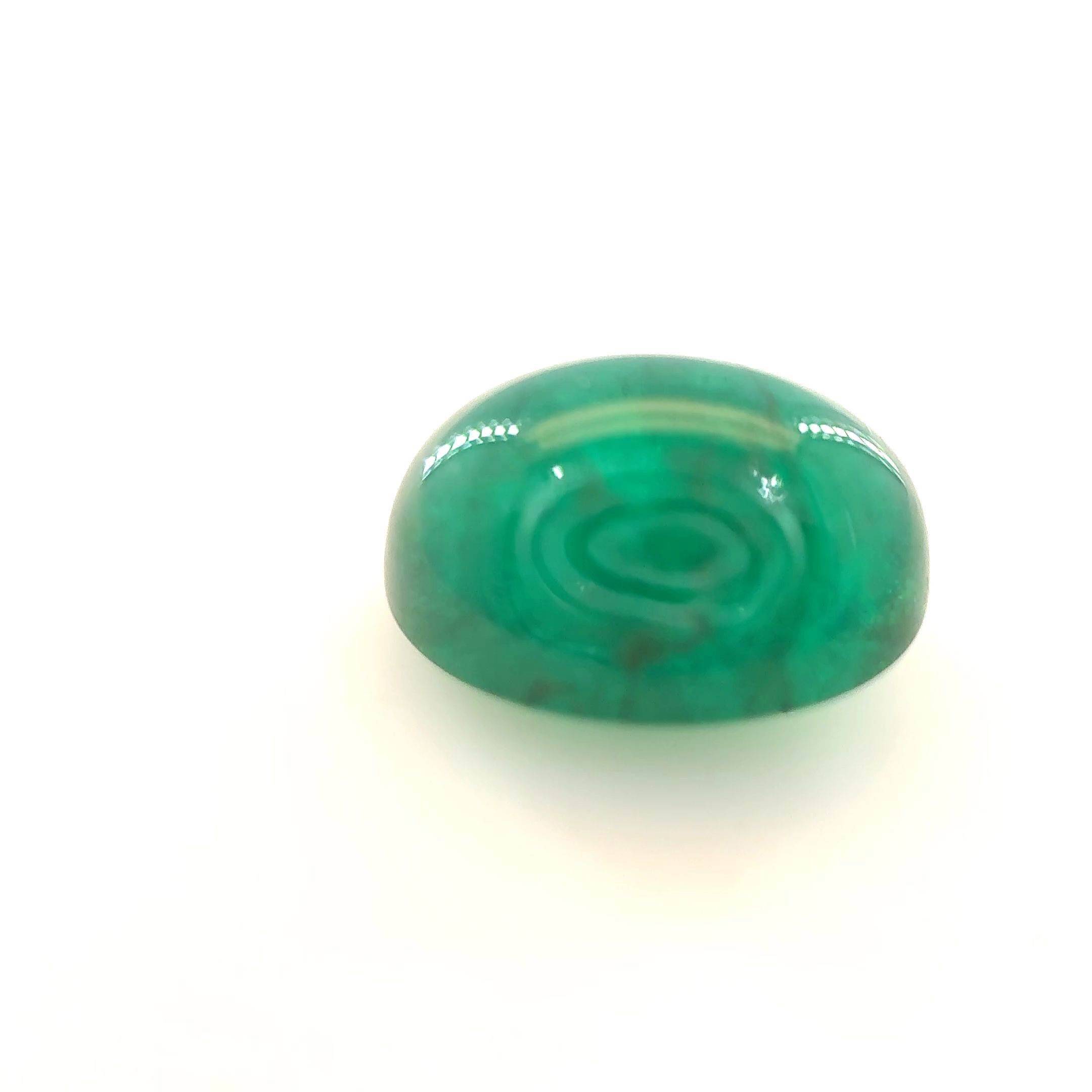 Szmaragd 2,36 ct, zielony, kaboszon