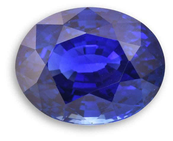 Szafir 13,50 ct, niebieski, szlif owalny
