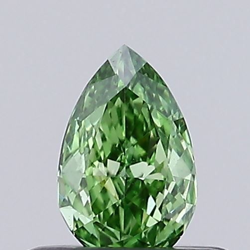 0.18 CT Fancy Vivid Green PEAR