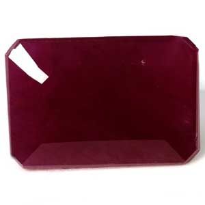 Rubin 6,86 ct, czerwony, szlif szmaragdowy