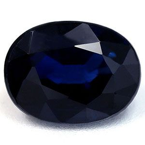 Szafir 2,07 ct, niebieski, szlif owalny