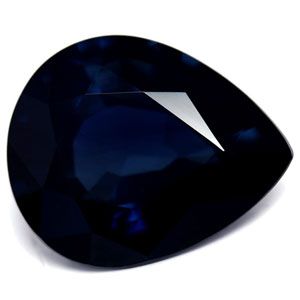 Szafir 5,71 ct, niebieski, szlif gruszka