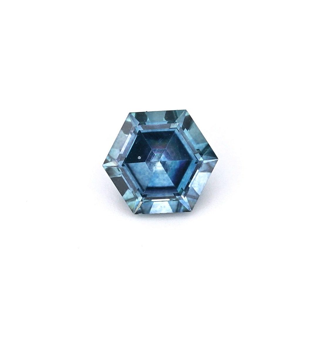 SAPPHIRE FACETED 1.03ct BLUE Blue EC UNITEDSTATES HEATED