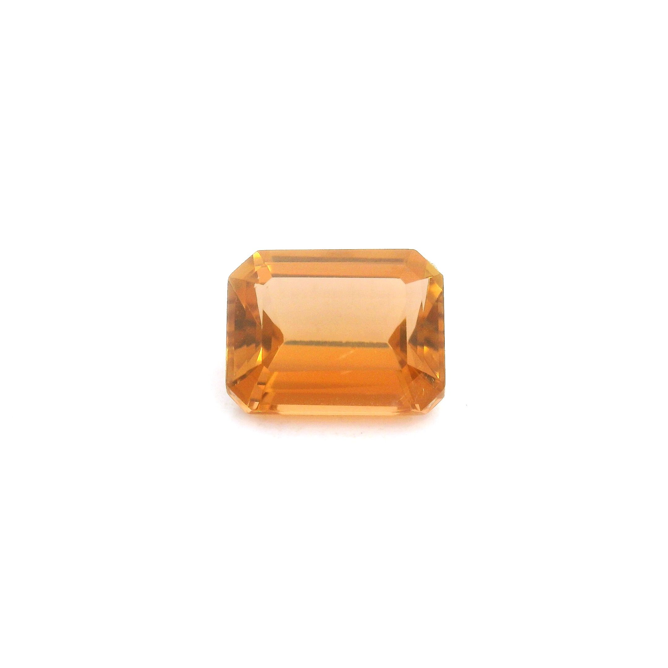 Turmalin 1,78 ct, pomarańczowy, szlif ośmiokątny