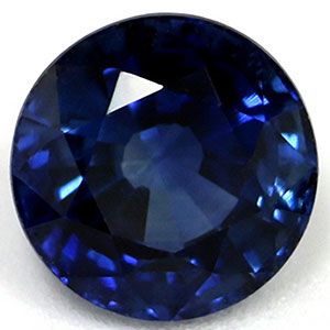 SAPPHIRE FACETED 0.75ct BLUE Intense Blue EC MADAGASCAR HEATED
