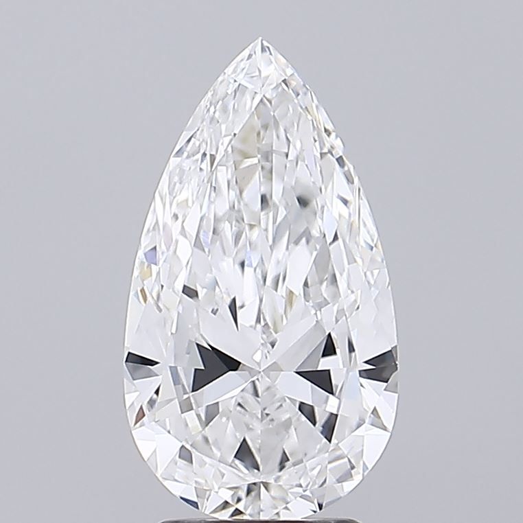 3.06 carat e VVS1 EX Cut IGI pear diamond