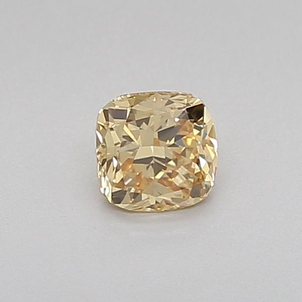 0.33 CT Fancy Intense Brownish Yellow CUSHION BRILLIANT