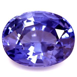 Szafir 1,25 ct, niebieski, szlif owalny
