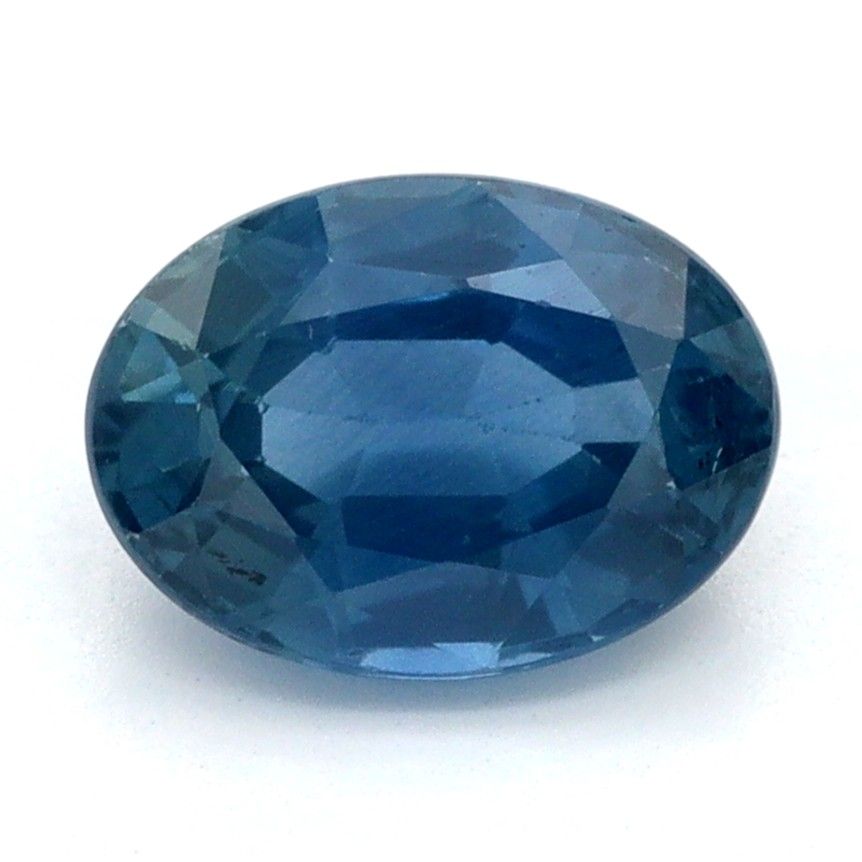 Szafir 1,11 ct, niebieski, szlif owalny
