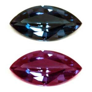 ALEXANDRITE FACETED 0.8ct GREEN Blue Green to Intense Purple EC BRAZIL NONE