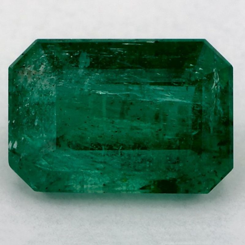 Szmaragd 3,14 ct, zielony, szlif ośmiokątny
