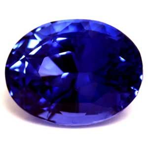 Szafir 2,33 ct, niebieski, szlif owalny