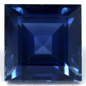 Szafir 1,27 ct, niebieski, szlif kwadratowy
