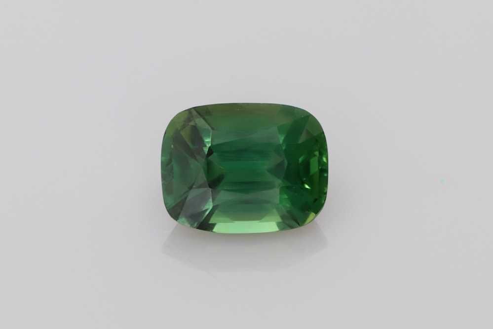 Szafir 2,06 ct, morski, szlif cushion