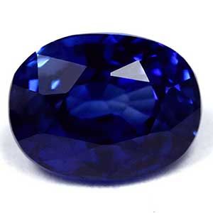Szafir 1,34 ct, niebieski, szlif owalny