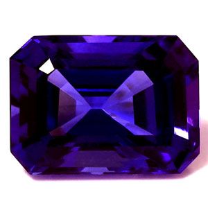 Tanzanit 6,08 ct, niebieski, szlif szmaragdowy