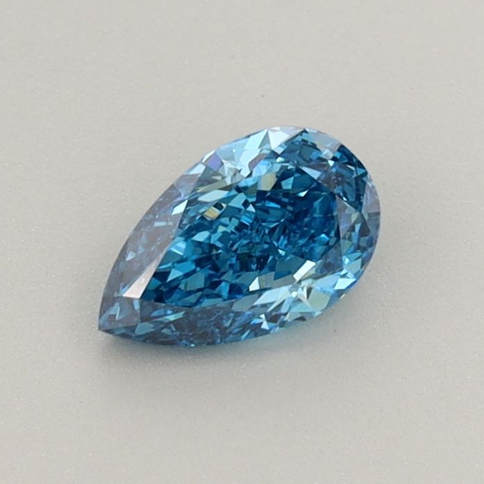 0.48 CT Fancy Vivid Blue PEAR