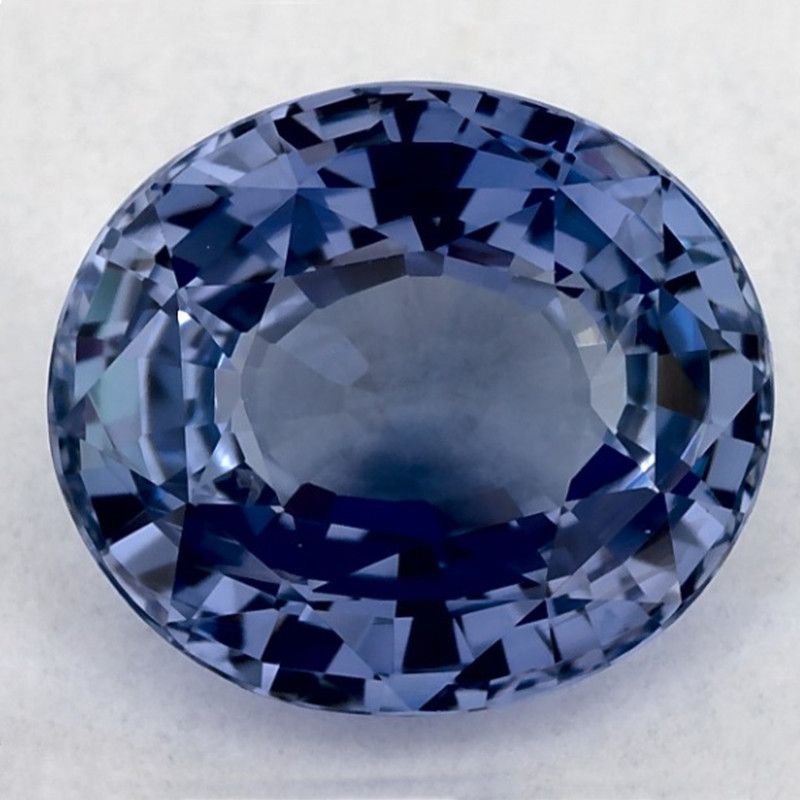 Szafir 3,23 ct, niebieski, szlif owalny
