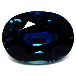 Szafir 1,20 ct, niebieski, szlif owalny