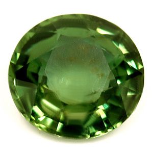 SAPPHIRE FACETED 1.36ct GREEN Green EC SRILANKA NONE