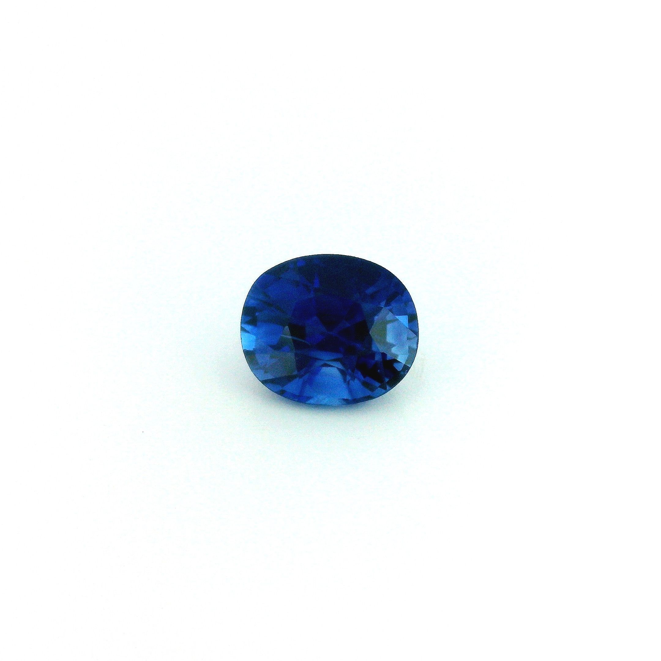 Szafir 1,28 ct, niebieski, szlif owalny