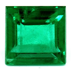 Szmaragd 2,06 ct, zielony, szlif kwadratowy