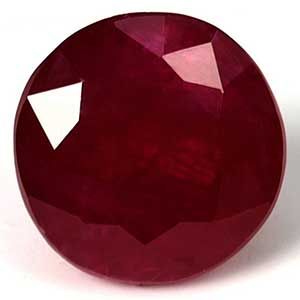 Rubin 1,16 ct, czerwony, szlif okrągły