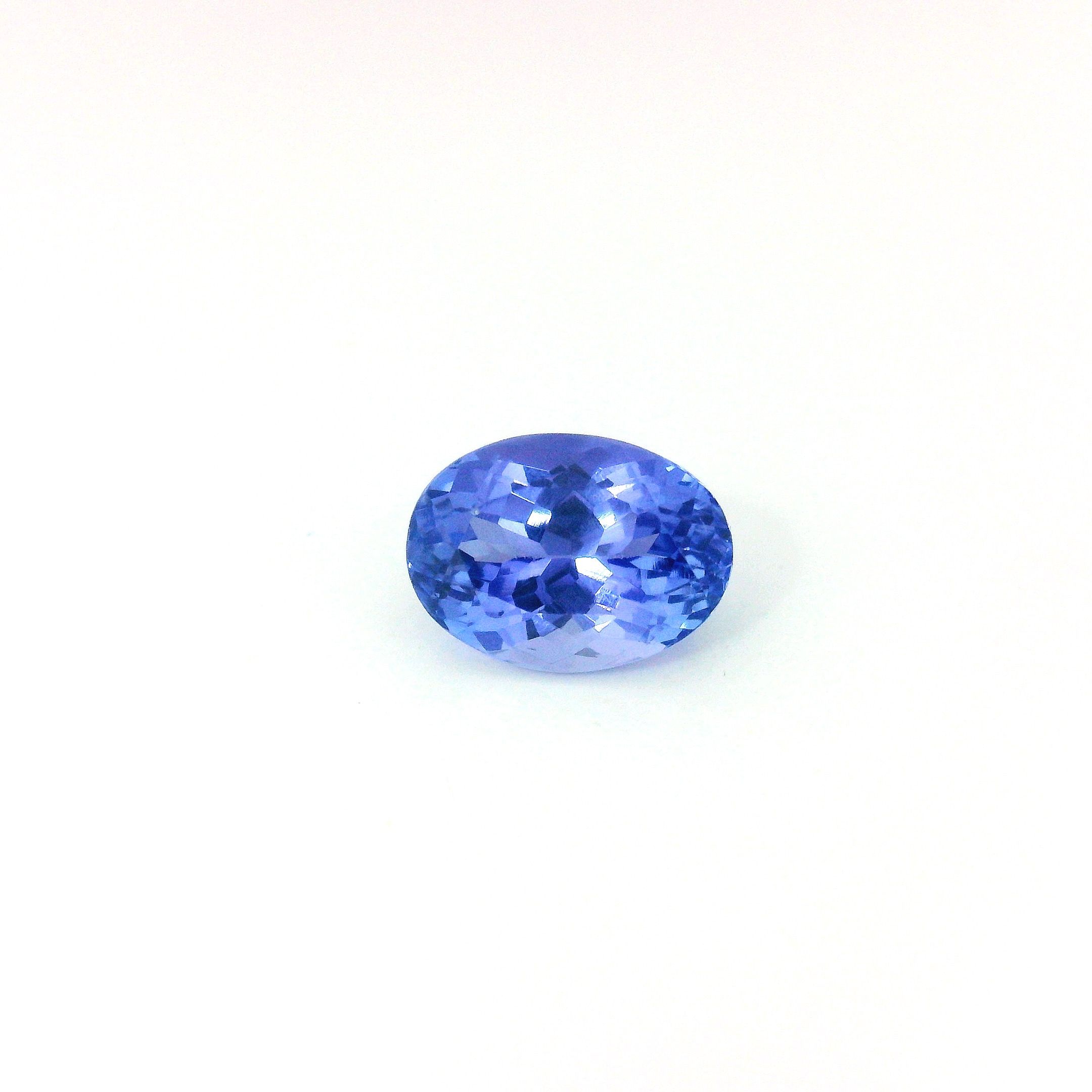 Tanzanit 1,26 ct, niebieski, szlif owalny