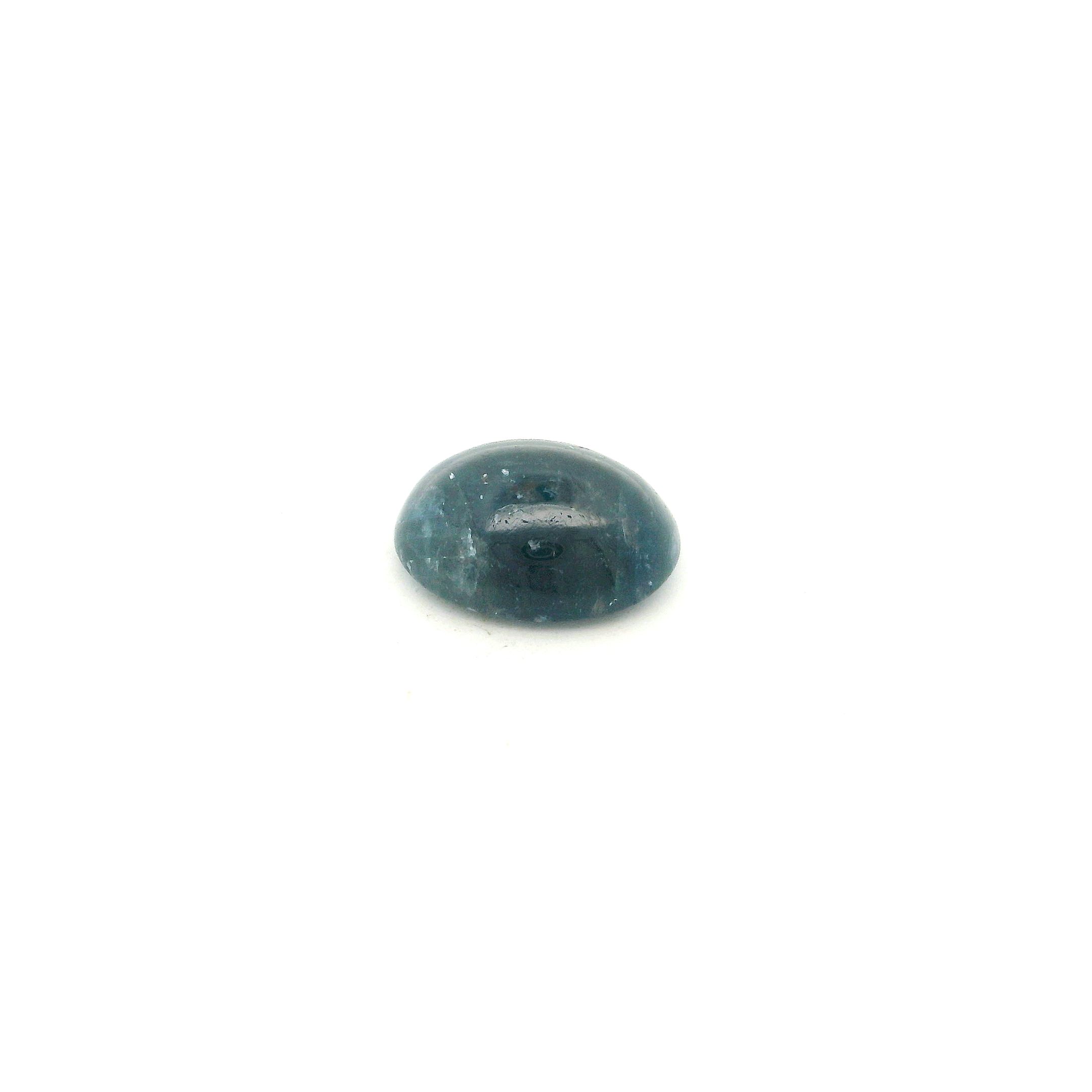Szafir 1,79 ct, niebieski, kaboszon