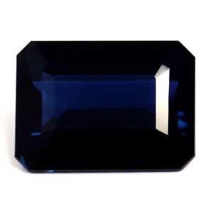 Szafir 1,08 ct, niebieski, szlif szmaragdowy