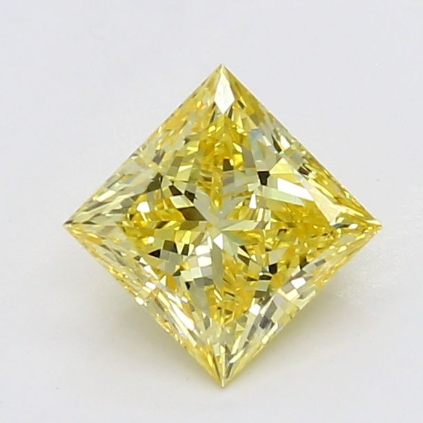 0.55 CT Fancy Vivid Yellow PRINCESS