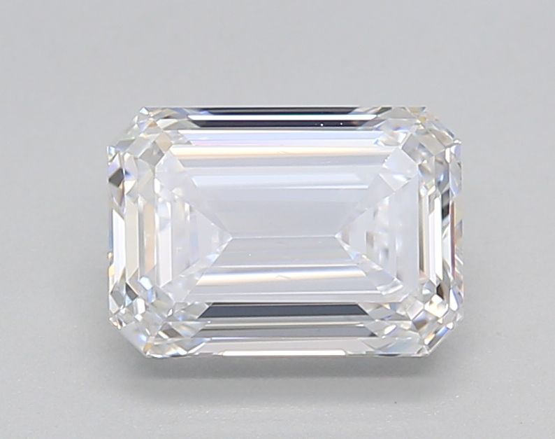 Diamant Émeraude 1.54 ct - Couleur D - Pureté VS1