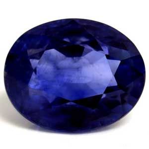Szafir 2,00 ct, niebieski, szlif owalny