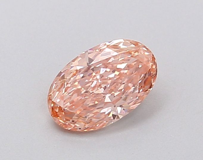 0.37 CT Fancy Vivid Pink OVAL
