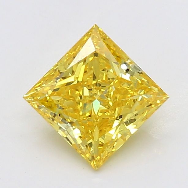 0.58 CT Fancy Vivid Yellow PRINCESS