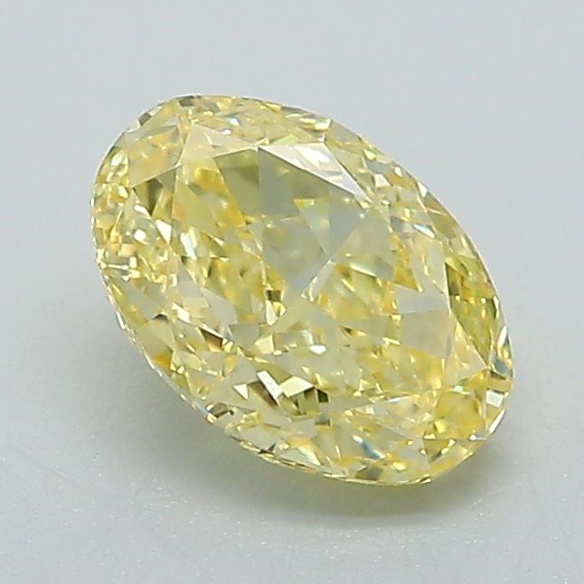1.02 CT Fancy Vivid Yellow OVAL