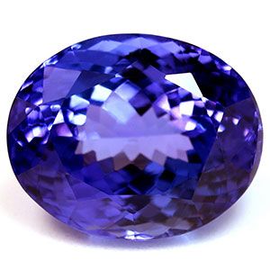Tanzanit 4,02 ct, niebieski, szlif owalny
