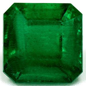 Szmaragd 1,82 ct, zielony, szlif szmaragdowy
