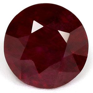 RUBY FACETED 0.84ct RED Pigeon Blood Red SI REST_OF_AFRICA HEATED