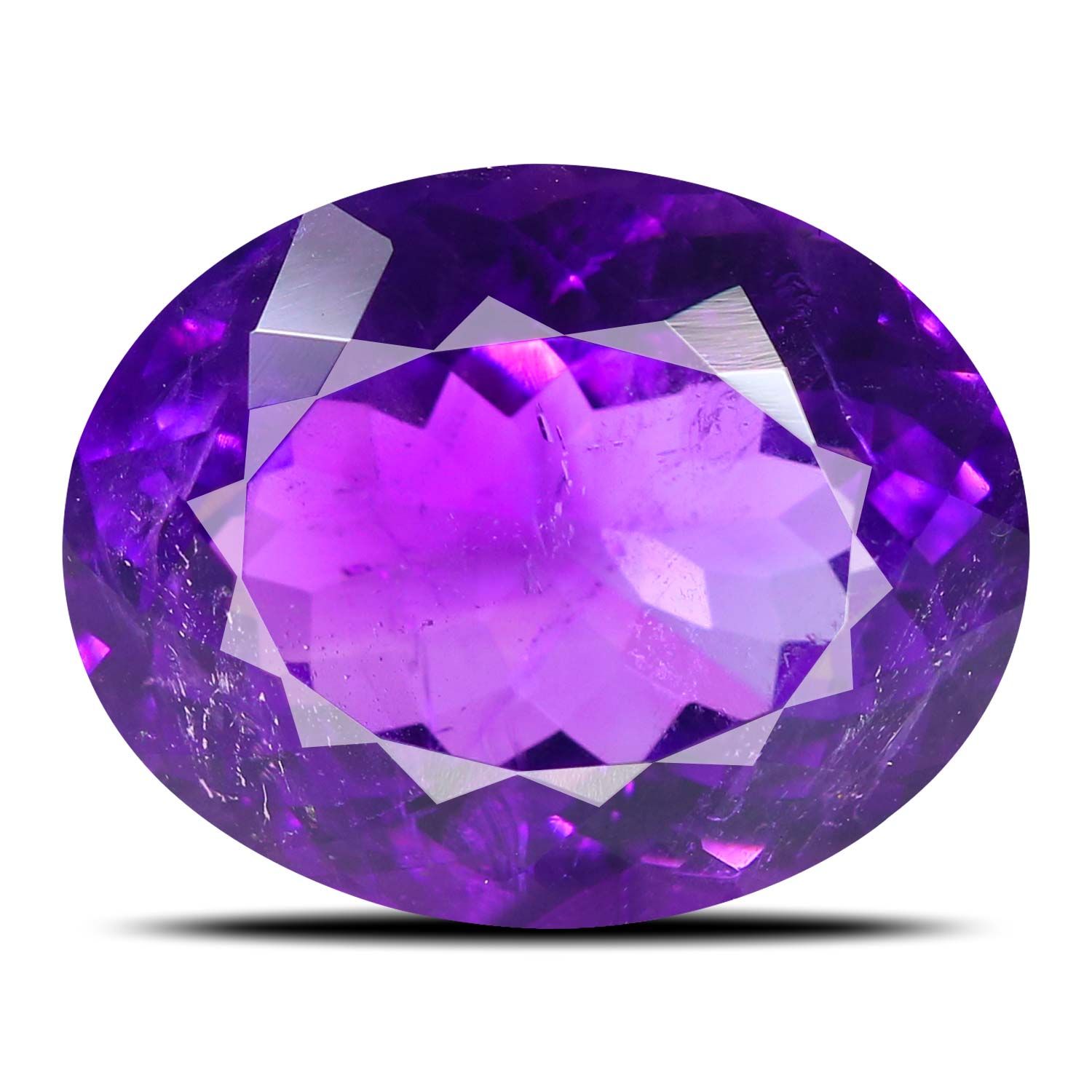 AMETHYST FACETED 11.38ct VIOLET MI REST_OF_AFRICA NONE