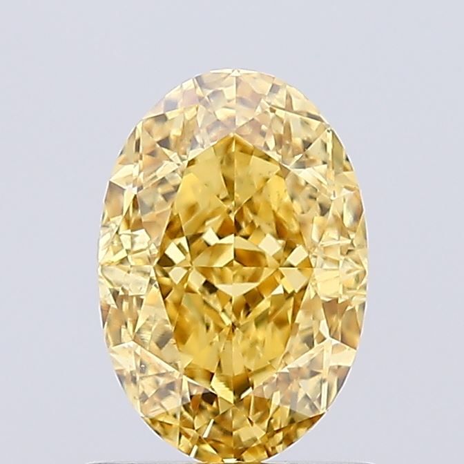 1.01 CT Fancy Vivid Yellow OVAL