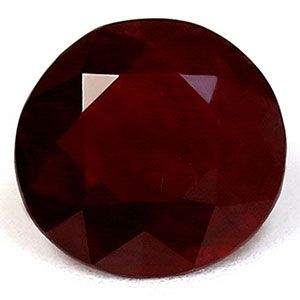 RUBY FACETED 1.07ct RED Deep Red SI REST_OF_AFRICA HEATED
