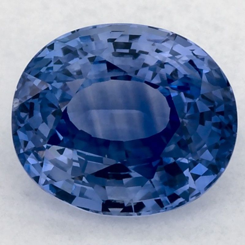 Szafir 2,00 ct, niebieski, szlif owalny
