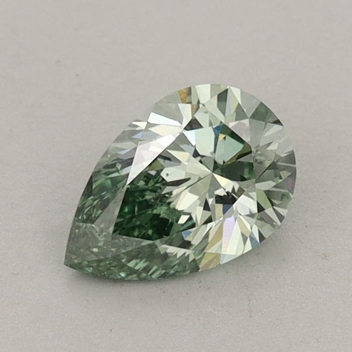 0.62 CT Fancy Vivid Green PEAR